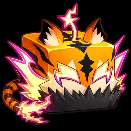 Conta Godhuman com Fruta Tiger no Inventario